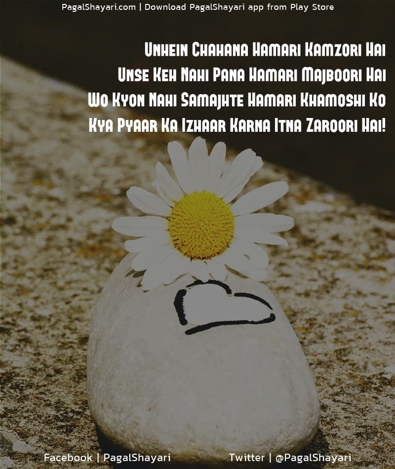 Unhein Chahana Hamari Kamzori Hai