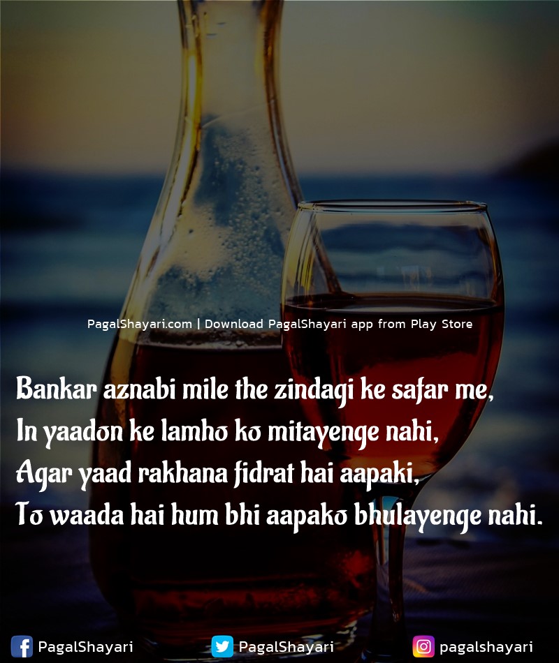 Bankar Aznabi Mile The Zindagi Ke Safar Me