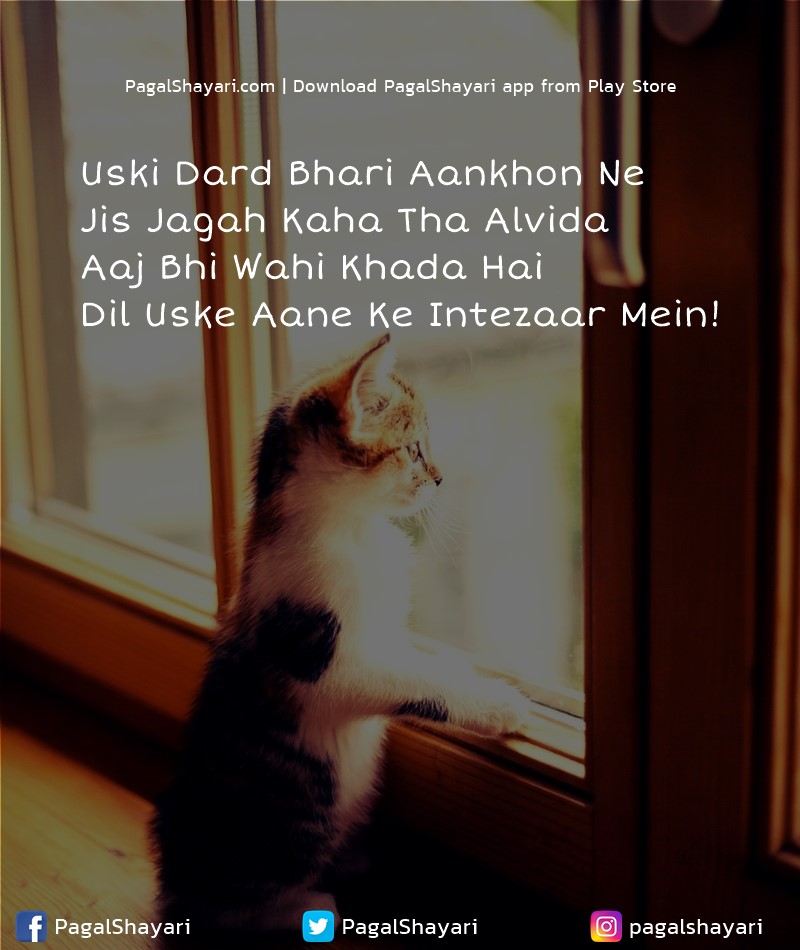 Uski Dard Bhari Aankhon Ne Jis Jagah Kaha Tha Alvida