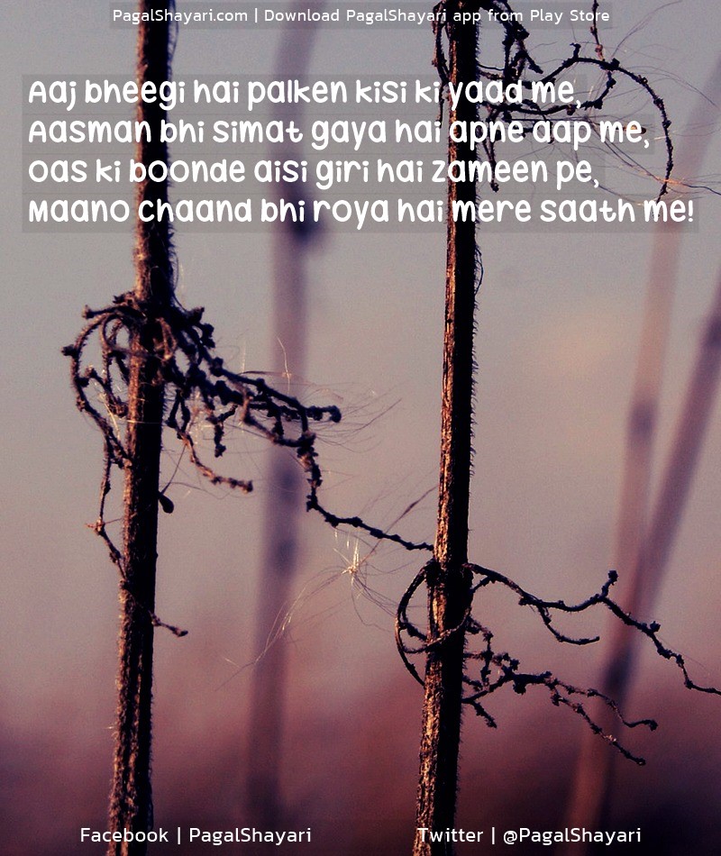 Aaj Bheegi Hai Palken Kisi Ki Yaad Me