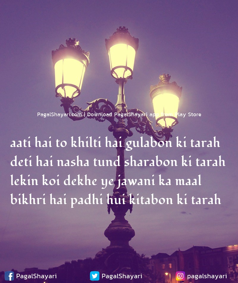 aati hai to khilti hai gulabon ki tarah