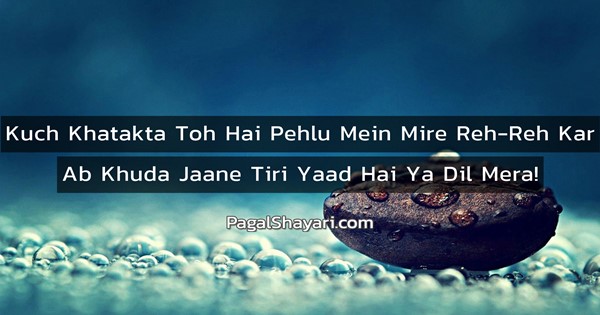 Kuch Khatakta Toh Hai Pehlu Mein Mire Reh-Reh Kar