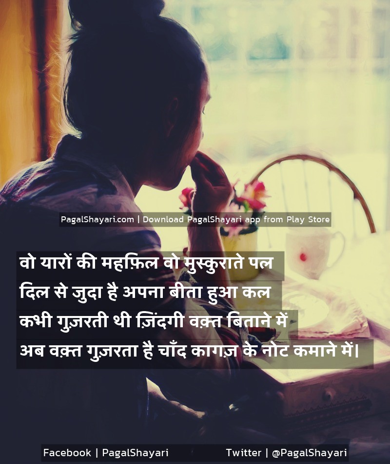 वो यारों की महफ़िल वो मुस्कुराते पल